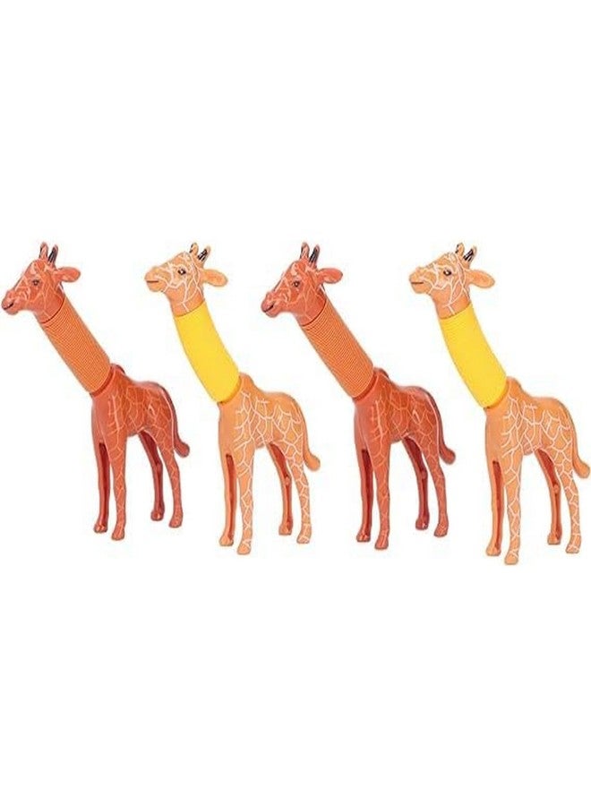 RENARSH LED Telescopic Suction Cup Giraffe Toy, Pop Tubes Fidget Toys, Shape Changing Telescopic Sensory Tubes Fidget Tubes Sensory Toys Suction Toy, Funny Gift (Pack of 8) - Image 5